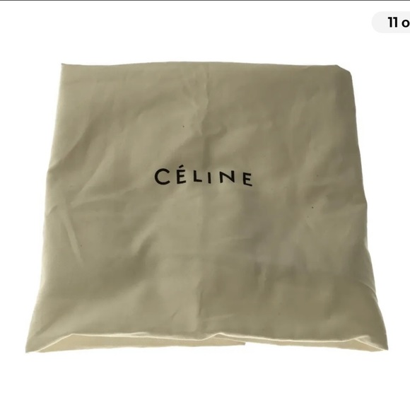 Celine Tri-Fold Medium Tote Bag in Black - Picture 6 of 15